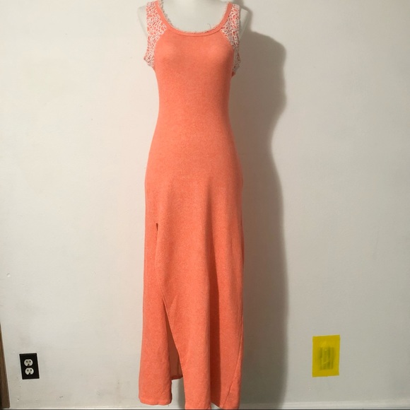 GUESS Peach Maxi Dress - Picture 2 of 7